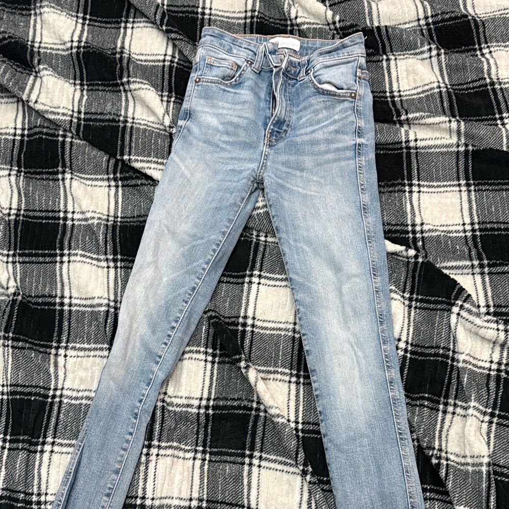 Zara Light Blue Skinny Jeans